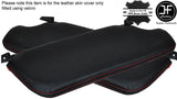 RED STITCH 2X SUN VISORS COVERS FITS ALFA ROMEO VELOCE SPIDER S2 S3 105 115