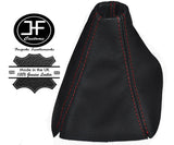 RED STITCH MANUAL LEATHER GEAR GAITER FITS VAUXHALL ASTRA H MK5 2004-2008