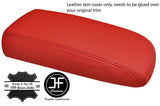RED REAL LEATHER ARMREST COVER FITS SAAB 9-7X 97X 2005-2009 CUSTOM NEW