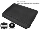 BLACK STITCHING CARBON FIBER VINYL ARMREST LID COVER FITS HONDA S2000 1999-2003
