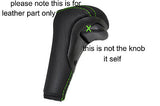 GREEN STITCH FITS RANGE ROVER P38 HSE DSE AUTOMATIC VOGUE LTHR GEAR KNOB COVER