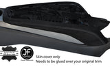 BLACK STITCH CENTER CONSOLE SIDE TRIM REAL SUEDE COVERS FITS AUDI TT MK3 15-19