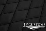 BLACK DIAMOND STITCH VINYL 4X TAILORED FLOOR MAT CARPETS FOR BMW F22 F23 14-20