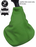GREEN TOP GRAIN REAL LEATHER MANUAL GEAR GAITER FITS RENAULT TRAFIC 2001-2014