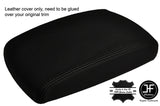 BLACK STITCHING REAL LEATHER COVER ARMREST FITS TOYOTA MR2 MK1 AW11 1985-1989