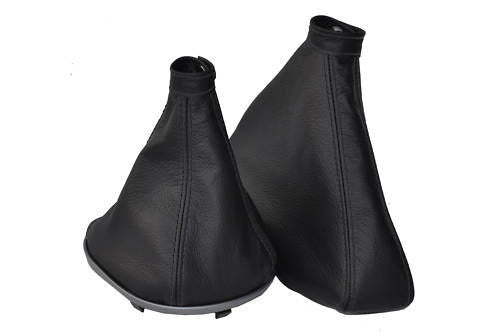 FITS FIAT COUPE 16V 20V TURBO GEAR & HANDBRAKE GAITER BLACK CUSTOM NEW