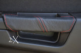 FITS VAUXHALL OPEL ASTRA MK5 H 2X DOOR HANDLE COVERS red CUSTOM NEW MADE IN UK