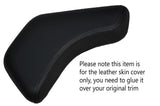 BLACK STITCH 2X HEADRES PILLAR TRIM LEATHER COVERS FITS SMART FORTWO 450 98-07