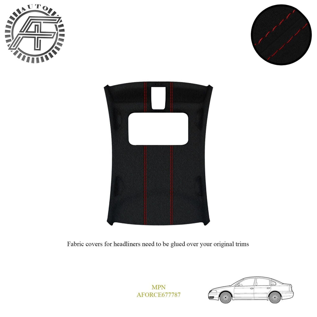 LUXE SUEDE HEADLINER COVER FOR VOLKSWAGEN PASSAT B5 4-DOOR SEDAN + SUNROOF 96-06