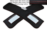 RED STITCHING FITS ALFA ROMEO GTV COUPE 916 95-05 2X SUN VISORS COVER ONLY