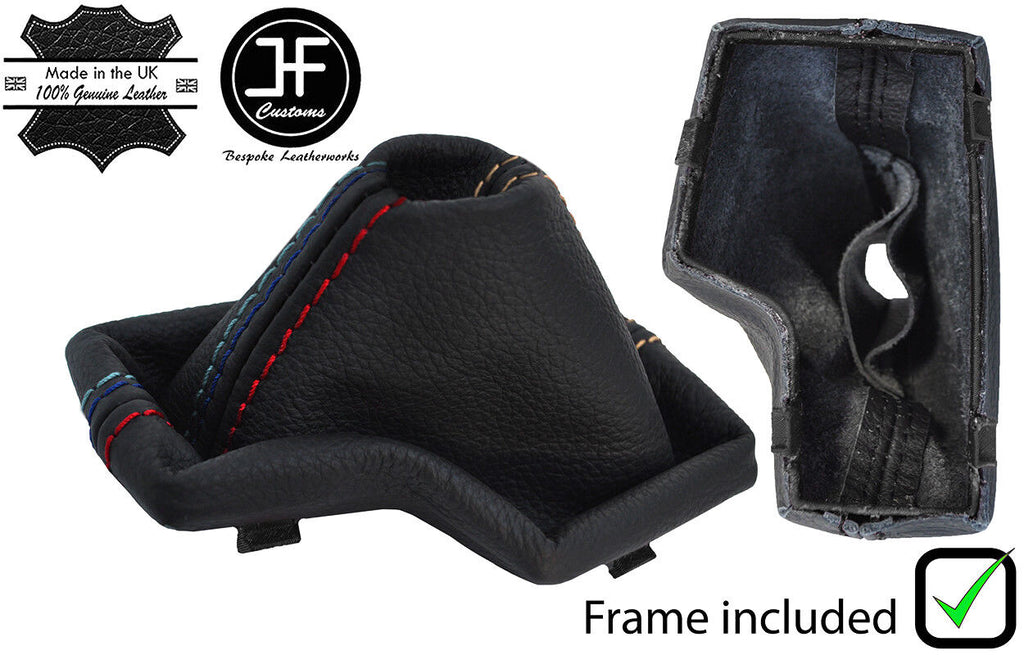 SAND & TRI STITCH LEATHER AUTOMATIC GEAR + PLASTIC FRAME FOR BMW X3 E83 03-10