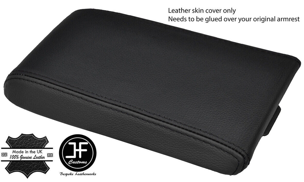 BLACK & BLACK 2 TONE LEATHER ARMREST COVER FITS NISSAN S15 200SX SILVIA 99-03
