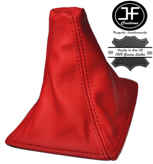 RED LEATHER FOR TOYOTA CELICA 1999-2006 GEAR STICK GAITER SHIFT BOOT CUSTOM NEW