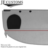 RED STITCH L GREY LUXE-SUEDE REAR PARCEL SHELF COVER FOR BMW E46 SEDAN 98-05