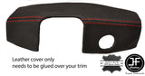 RED STITCH DASH TRIM LEATHER COVER FITS ISO RIVOLTA FIDIA S4 CUSTOM NEW
