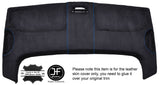 BLUE STITCH STORAGE ROOF HEADLINING LUXE SUEDE COVER FITS VW CADDY MK3 05-15