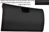 RED STITCH BOTTOM GLOVE BOX LID LEATHER COVER FITS TOYOTA SUPRA MK4 93-02