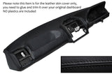 BLACK STITCH DASH DASHBOARD LEATHER SKIN COVER FITS PEUGEOT 205 MK2 1988-1994