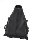 FITS FORD FIESTA MK7 GEAR GAITER 2008-2013 BLACK STITCHING 100% REAL LEATHER