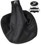 BLACK STITCH GEAR GAITER FOR FIAT TIPO II MK2 2015+ REAL LEATHER CUSTOM NEW