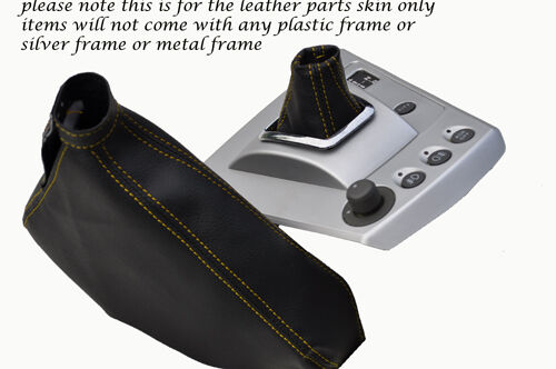 YELLOW STITCHING FITS ALFA ROMEO156 SELESPEED FACELIFT LEATHER GEAR HANDBRAKE