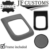GREY ITALIAN LEATHER GEAR GAITER+SURROUND COVERS+FRAMES FOR XTRAIL T30 04-07