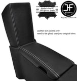 GREY STITCH ARMREST LID&STORAGE LID LEATHER COVERS FOR MERCEDES SLK R171 04-11