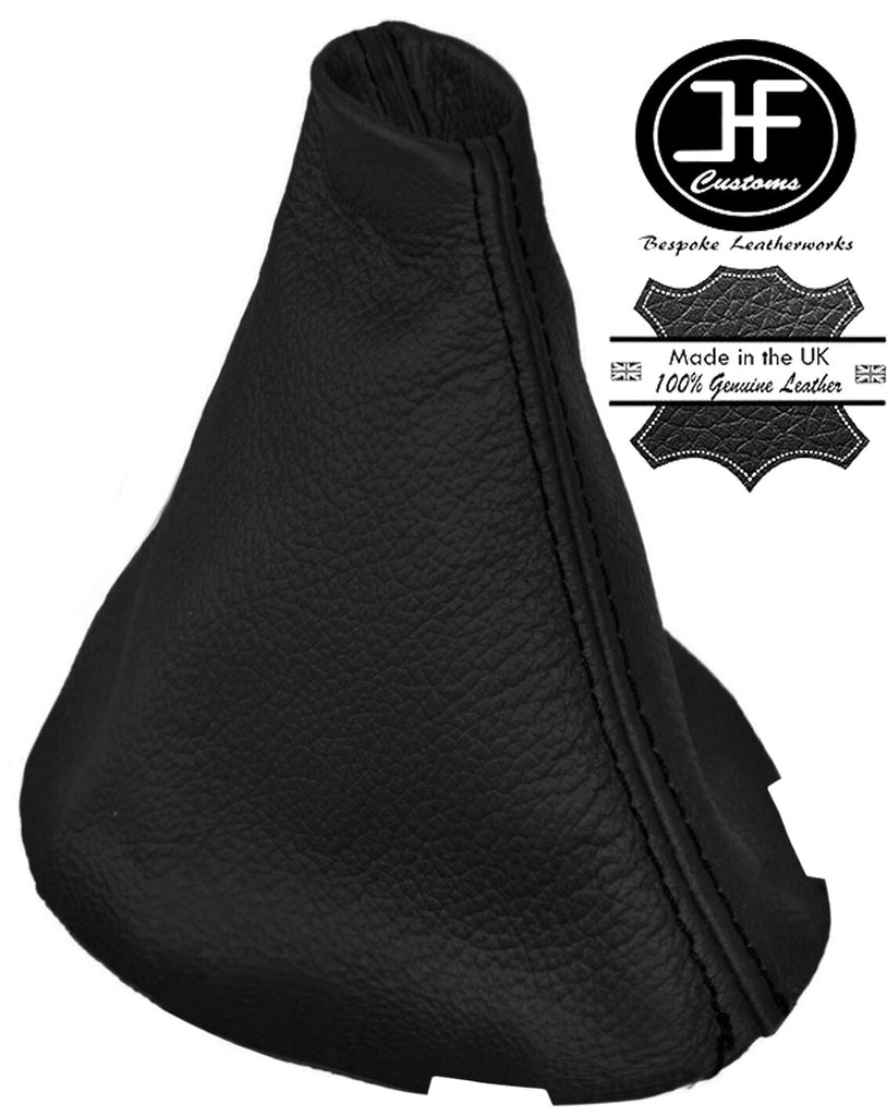 BLACK STITCH MANUAL LEATHER GEAR GAITER FITS TOYOTA GT86 2012-2016 CUSTOM NEW