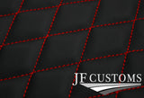 RED DIAMOND VINYL 4X TAILORED FLOOR CARPETS FOR MERCEDES C CLASS W202 93-00 JF1