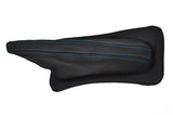 FITS FIAT X1/9 X19  blue stitch LEATHER HANDBRAKE GAITER CUSTOM NEW MADE IN UK