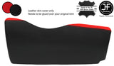 BLACK RED DRIVER SIDE LOWER DASH TRIM LEATHER COVER FOR SMART ROADSTER 452