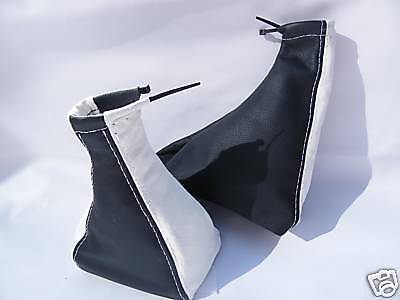 FITS FIAT SEICENTO CINQUECENTO SPORTING GAITERS WHITE BLACK CUSTOM NEW