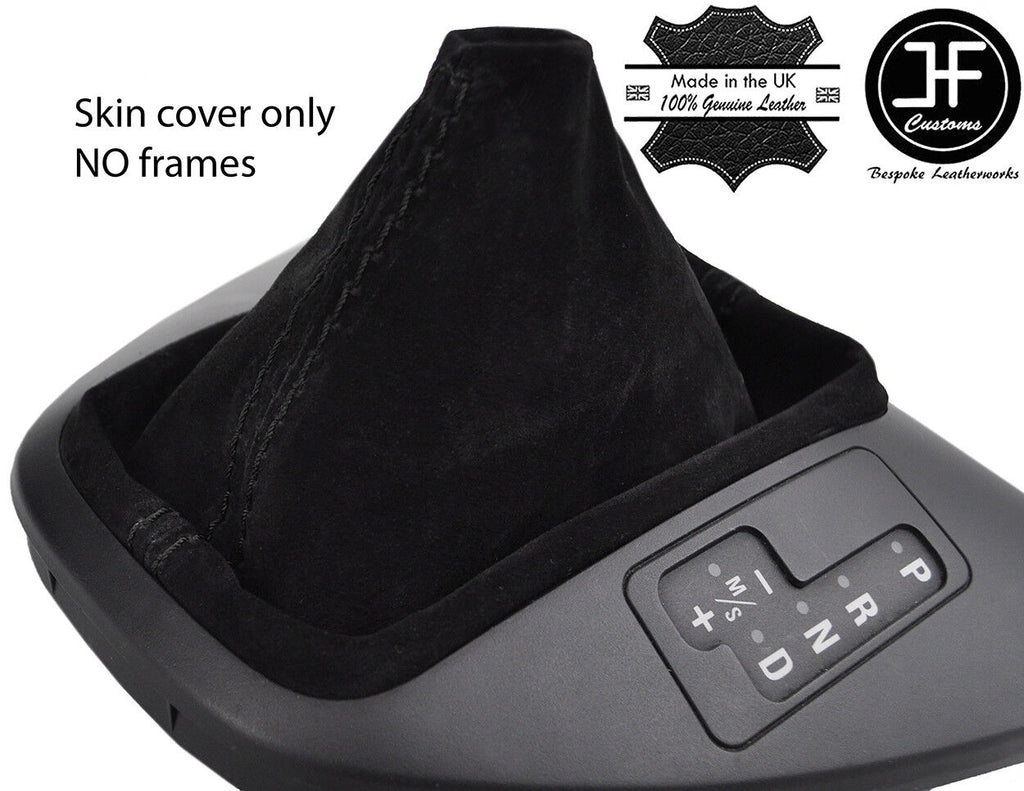BLACK STITCH REAL SUEDE  AUTO AUTOMATIC GEAR GAITER FOR BMW X5 E53 2000-2006