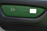 FITS  MG MGF MK1 95-99 2 x DOOR CARD COVERS LEATHER d green CUSTOM NEW