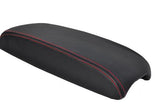 FITS MAZDA 6 ARMREST LID LEATHER COVER  08+ red stitch CUSTOM NEW MADE IN UK