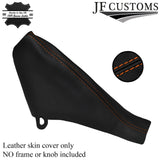 ORANGE STITCHING FITS BMW MINI R50 R53 HANDBRAKE COVER LEATHER 2001-2006 NEW