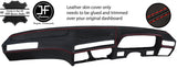RED STITCH DASH DASHBOARD REAL LEATHER COVER FITS BMW E23 7 SERIES 1977-1986