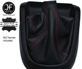 RED STITCH MANUAL LEATHER GEAR GAITER FITS VAUXHALL OPEL COMBO D MK3 11-16