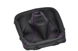 PURPLE STITCH FITS OPEL HOLDEN VAUXHALL ASTRA MK5 H AH 2005-2009 GEAR GAITOR
