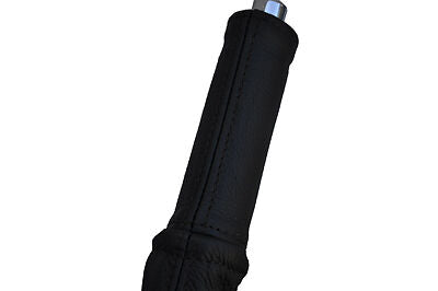 black stitching FITS CHEVROLET AVEO 05+ LEATHER HANDBRAKE HANDLE COVER ONLY