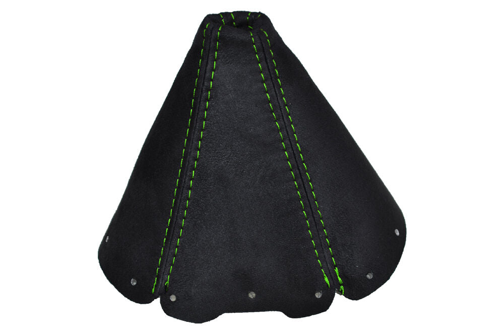 GREEN STITCH GEAR GAITER SUEDE FITS MAZDA MIATA MX5 MK1 EUNOS 1990-1997