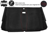 RED STICH FRONT ROOF HEADLINING LUXE SUEDE COVER FOR LAND ROVER DEFENDER 110 SW