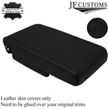 BLACK STITCH LEATHER REAR ARMREST+SEAT PAD COVERS FOR FORD MONDEO MK3 01-06