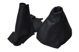 FITS VOLVO  V70 2.5T 2.4 WAGON 2001-2007 GEAR HANDBRAKE BLACK LEATHER BOOT NEW