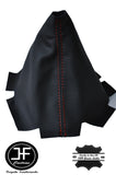 RED STITCH MANUAL LEATHER GEAR GAITER FITS MAZDA 6 MAZDA6 SPORT 02-07 CUSTOM NEW