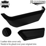 BLACK DOOR POCKET TRIM LEATHER COVER FITS FORD TRANSIT MK7 06-14 CUSTOM NEW