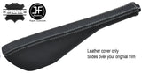 GREY STITCH TOP GRAIN LEATHER HANDBRAKE GAITER FOR VW T6 TRANSPORTER CARAVELLE