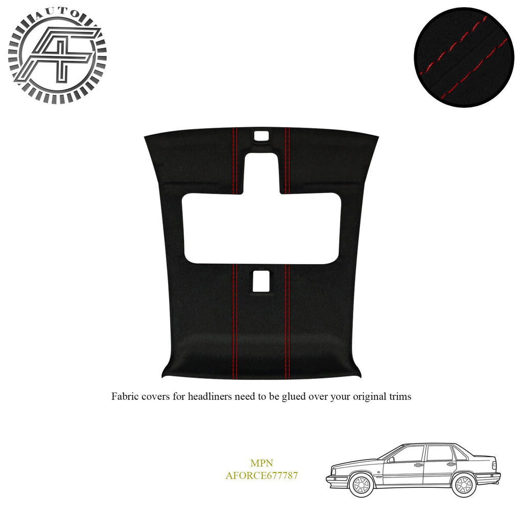 LUXE SUEDE HEADLINER COVER FITS VOLVO 960 4 DOOR SALOON 1992-1998 MADE IN UK
