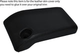 BLACK STITCHING ARMREST LID LEATHER SKIN COVER FITS JEEP WRANGLER TJ 2002-2006