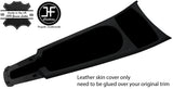 BLACK & BLACK LEATHER CENTRE CONSOLE TRIM COVER FOR BMW Z4 E85 03-11 DESIGN 2